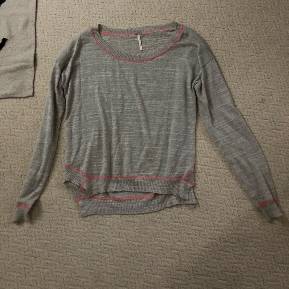 Free people grey sweater